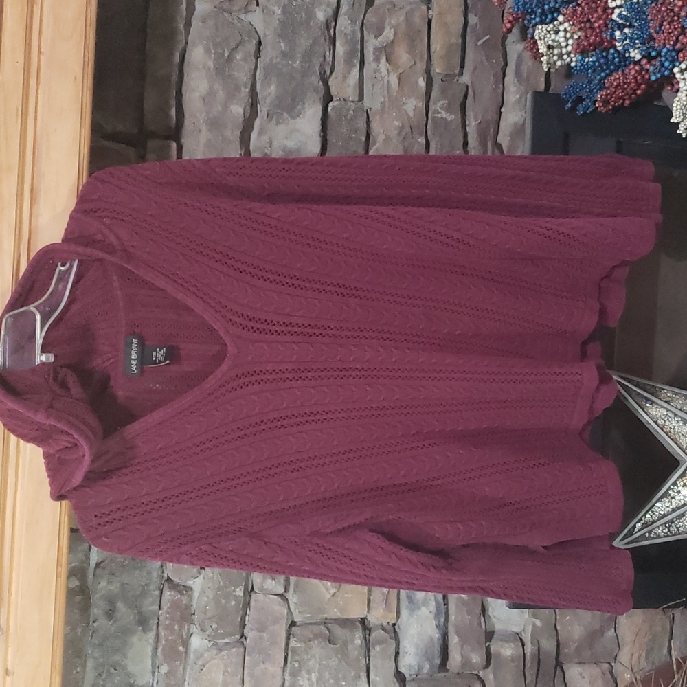 TODAY⚡LANE BRYANT KNIT HOODED SWEATER SZ 18/20
